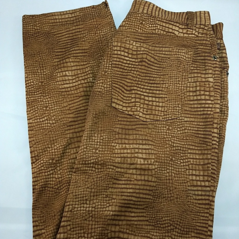 Ralph Lauren Womens Snakeskin Jeans Size 6